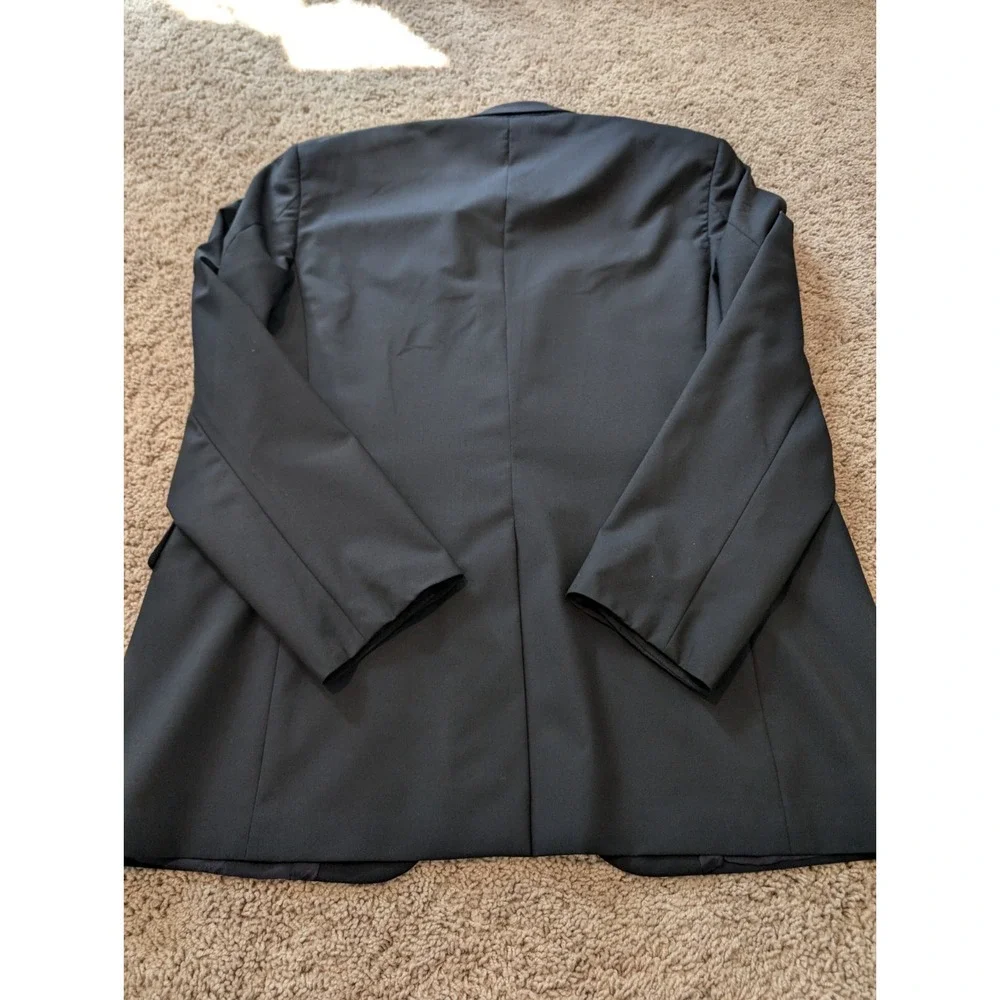 Mens 44 Brooks Brothers 1818 Madison X Loro Piana Black Gold Button Blazer